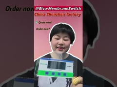 Płaska klawiatura membranowa zakres temperatury -30C- 80C z odpornością izolacyjną 100MΩ