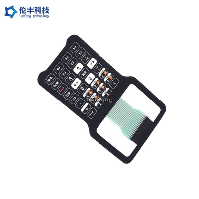 Good price PET Transparent LCD Płaski przełącznik membranowy Klawiatura z matową powierzchnią w Internecie