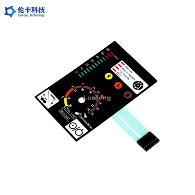 Dobra cena. Klawiatura membranowa LED okna LCD, przełącznik membranowy LED Silver Circuit w Internecie