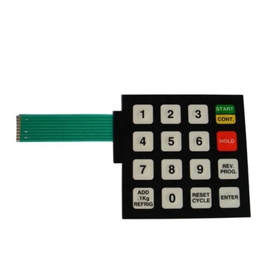 Dobra cena. IP65 poziom ochrony LED membranowa klawiatura z 2,54mm Pitch i biały kolor LED w Internecie