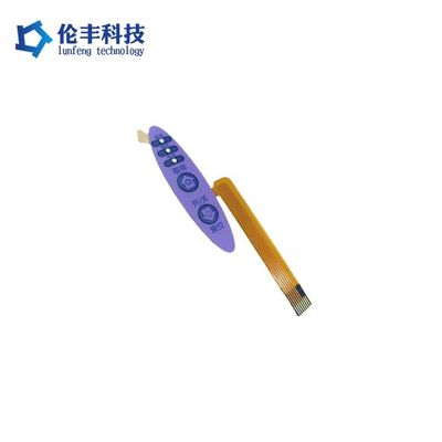 Dobra cena. Maty powierzchnia PET membrany przełącznik Czerwony kolor i odporność izolacyjna Przynajmniej 100 megaohm rozwiązanie dla paneli sterowania w Internecie