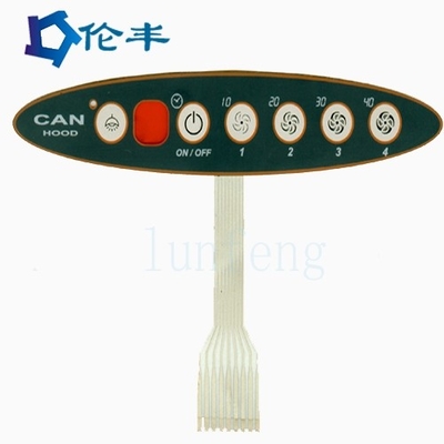 Dobra cena. Niestandardowy przełącznik membranowy PET z LED/EL Backlight Matte/Glossy Finish w Internecie