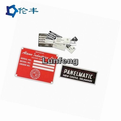 Dobra cena. Metalowa naklejka Aluminiowa tabliczka znamionowa Pantone Puste logo Wykrawanie matrycowe w Internecie