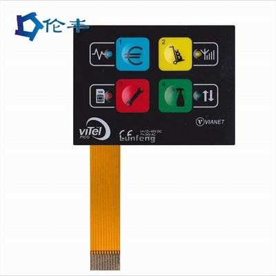 Good price Panel przełączników membranowych PET F150 FPC Wytłoczone diody LED w Internecie
