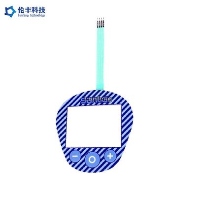 Klawiatura z przełącznikiem membranowym o rozstawie 2,54 mm Dotykowe okienko LCD z metalową kopułą