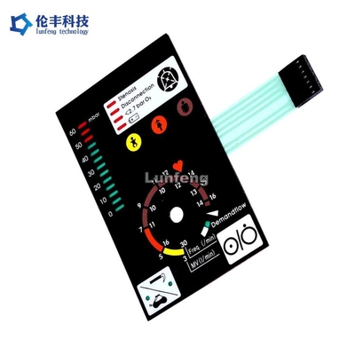 Dobra cena. 3M Adhesive Customizable LED Backlit Membrane Keypad dla różnych wymagań klientów w Internecie