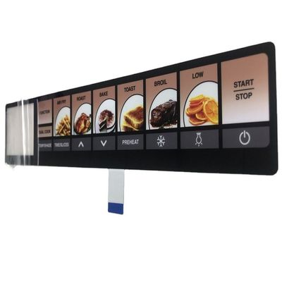 Dobra cena. Płaska membrana przełącznika klasy medycznej z niestandardowym kodem koloru Pantone i klejem 3M467 do zastosowań przemysłowych i medycznych w Internecie