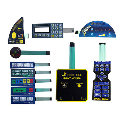 Dobra cena. Siła uruchomienia 50-500g PET Membrane Switch z czułym na ciśnienie klejem PSA i złotą kopułą metalową ze stali nierdzewnej zapewniającą wrażenie dotykowe w Internecie
