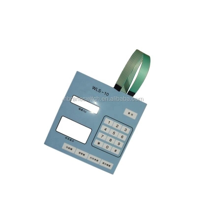 Klawisze z płaską membraną do elektroniki użytkowej wykonane z materiału PET/PC/PVC