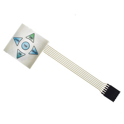 Niestandardowa klawiatura membranowa PMMA LED o wysokości 2,54 mm i poziomie ochrony IP65