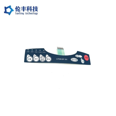 Dobra cena. Materiał ABS Membrane Switch Overlay z klejem 3M 0,125 mm-0,8 mm Grubość i dostosowany projekt w Internecie