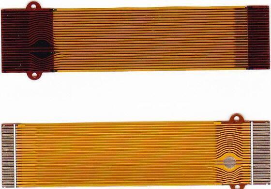 Dobra cena. 0.05mm Minimum Trace Width FPC Flexible Circuit Board with Yellow PI Film Solder Mask and Gold Plating Surface Finishing w Internecie
