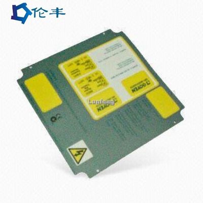 Glosywy przełącznik membranowy z cyfrowym drukiem i klejem 3m